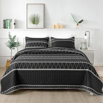 Комплект постельного белья из шлифованного стеганого текстиля, Комплект постельного белья из трех частей, Комплекты одеял